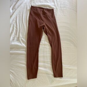 Lululemon instill leggings tights in brown - size 6